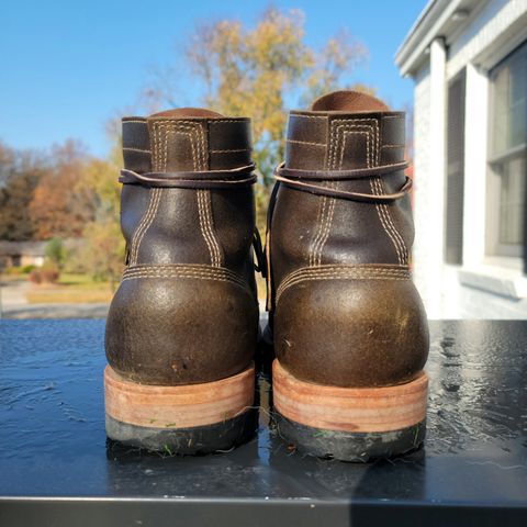 Search result thumbnail of White's MP-Sherman Toe Cap in Horween Olive Waxed Flesh