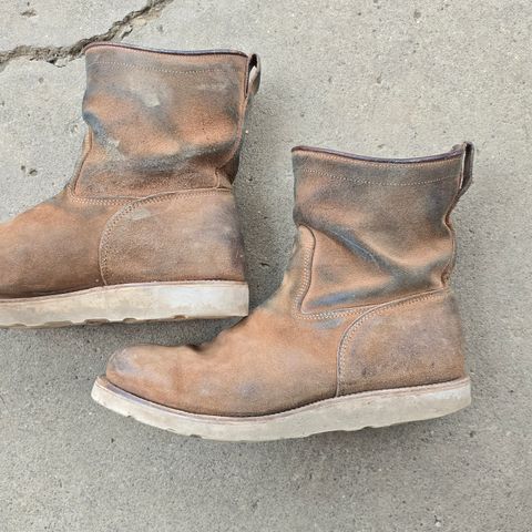 Viberg Roper Boot in Horween Natural Chromexcel Roughout