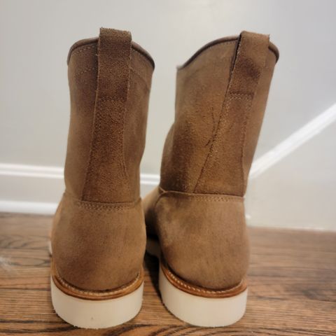 Viberg Roper Boot in Horween Natural Chromexcel Roughout