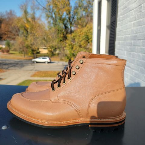 Grant Stone Ottawa Boot in Incas Natural Kangaroo