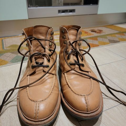 View photo of Grant Stone Ottawa Boot in Incas Natural Kangaroo