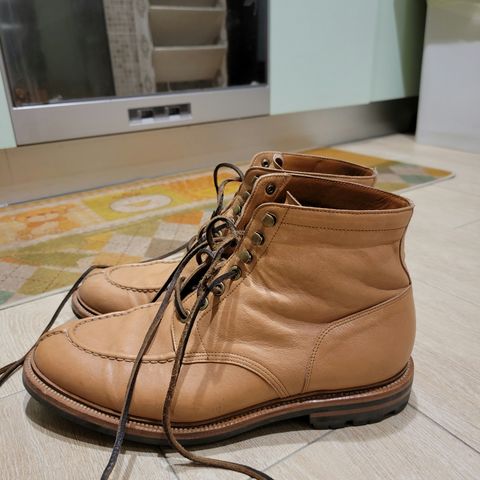 View photo of Grant Stone Ottawa Boot in Incas Natural Kangaroo