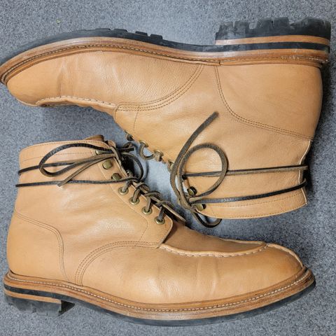 View photo of Grant Stone Ottawa Boot in Incas Natural Kangaroo