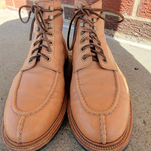 View photo of Grant Stone Ottawa Boot in Incas Natural Kangaroo