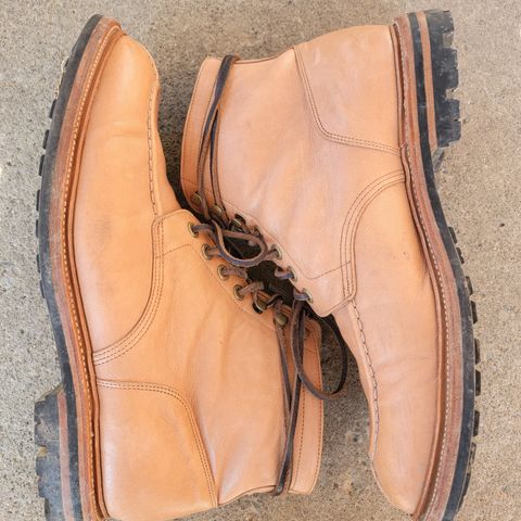 View photo of Grant Stone Ottawa Boot in Incas Natural Kangaroo