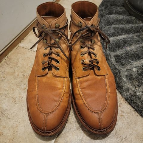 View photo of Grant Stone Ottawa Boot in Incas Natural Kangaroo