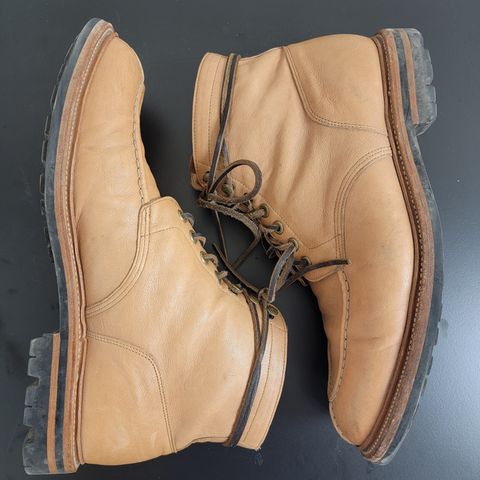 View photo of Grant Stone Ottawa Boot in Incas Natural Kangaroo