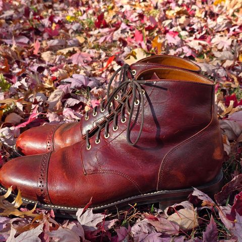 View photo of Grant Stone Garrison Boot in Gallun Red Denali Stag