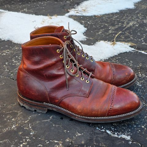 View photo of Grant Stone Garrison Boot in Gallun Red Denali Stag