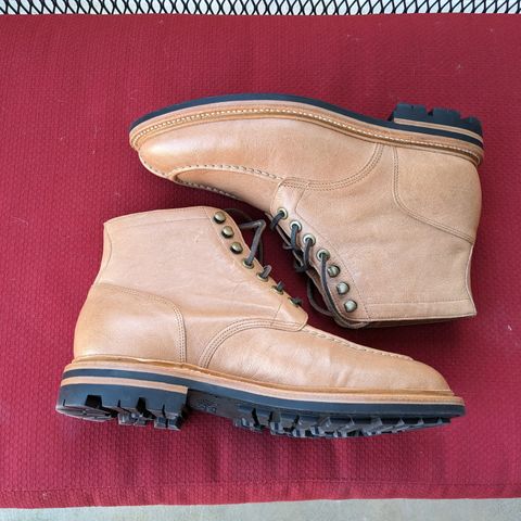 Grant Stone Ottawa Boot in Incas Natural Kangaroo