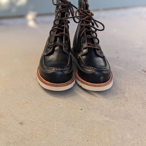 Grant Stone Field Boot in Horween Black Chromexcel