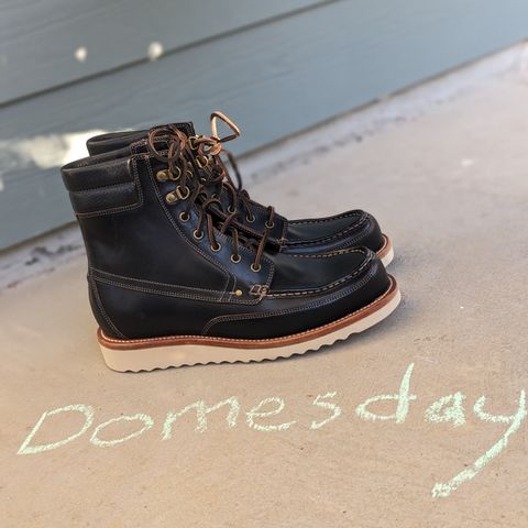 Grant Stone Field Boot in Horween Black Chromexcel