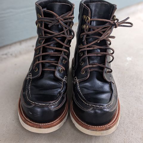 Grant Stone Field Boot in Horween Black Chromexcel