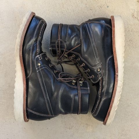 Grant Stone Field Boot in Horween Black Chromexcel