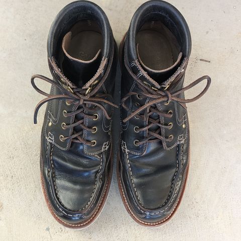 Grant Stone Field Boot in Horween Black Chromexcel