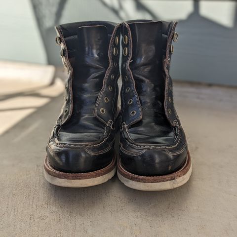 Grant Stone Field Boot in Horween Black Chromexcel