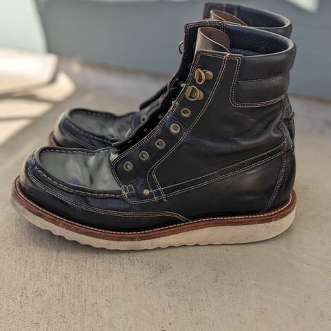 Grant Stone Field Boot in Horween Black Chromexcel