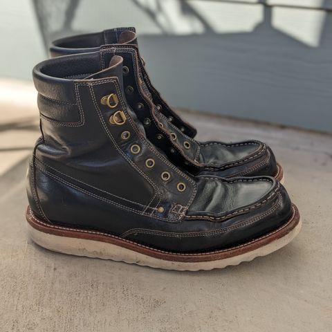 Grant Stone Field Boot in Horween Black Chromexcel