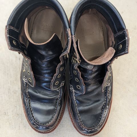Grant Stone Field Boot in Horween Black Chromexcel