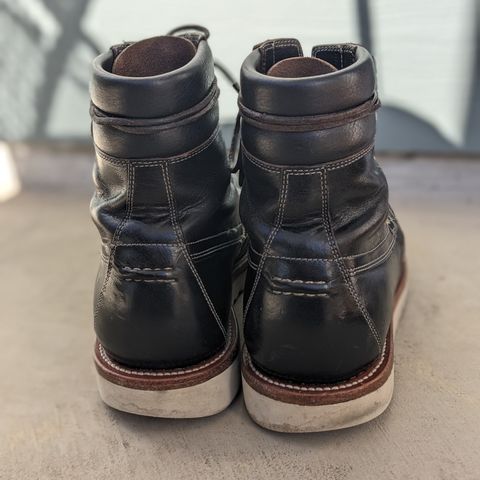 Grant Stone Field Boot in Horween Black Chromexcel