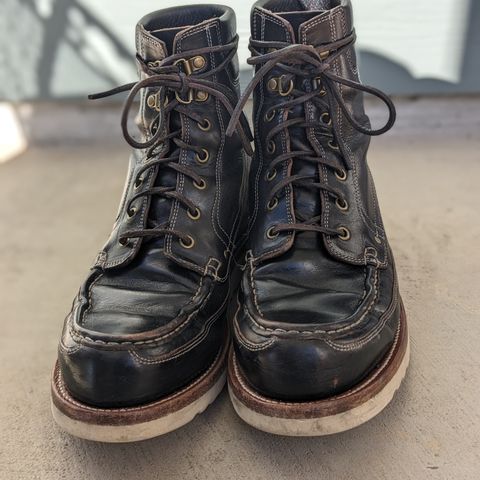 Grant Stone Field Boot in Horween Black Chromexcel