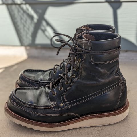 Grant Stone Field Boot in Horween Black Chromexcel