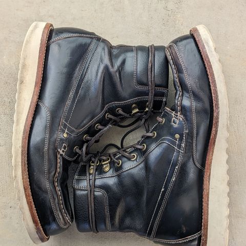 Grant Stone Field Boot in Horween Black Chromexcel