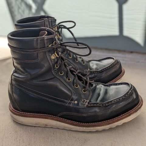 Grant Stone Field Boot in Horween Black Chromexcel