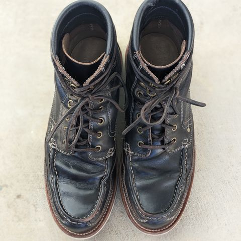Grant Stone Field Boot in Horween Black Chromexcel