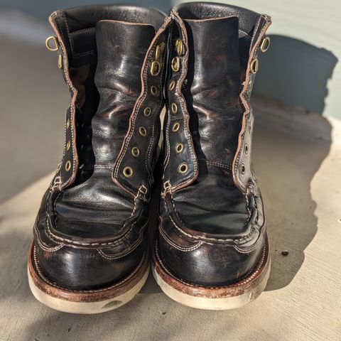 Grant Stone Field Boot in Horween Black Chromexcel