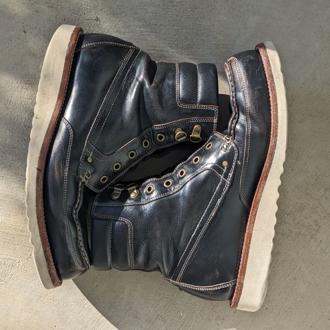 Grant Stone Field Boot in Horween Black Chromexcel