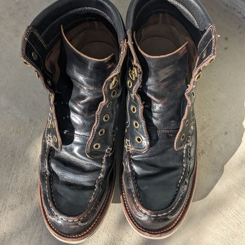 Grant Stone Field Boot in Horween Black Chromexcel