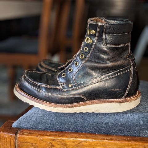 Grant Stone Field Boot in Horween Black Chromexcel