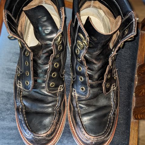 Grant Stone Field Boot in Horween Black Chromexcel