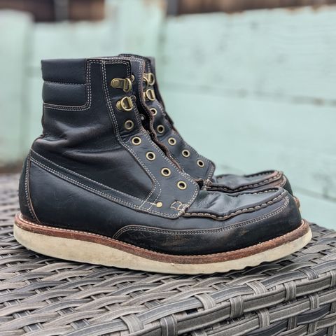 Grant Stone Field Boot in Horween Black Chromexcel