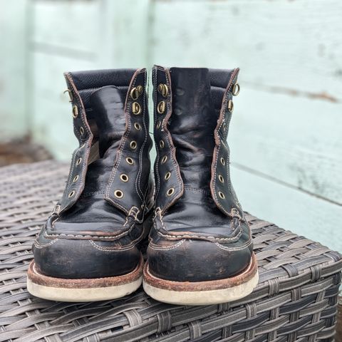 Grant Stone Field Boot in Horween Black Chromexcel