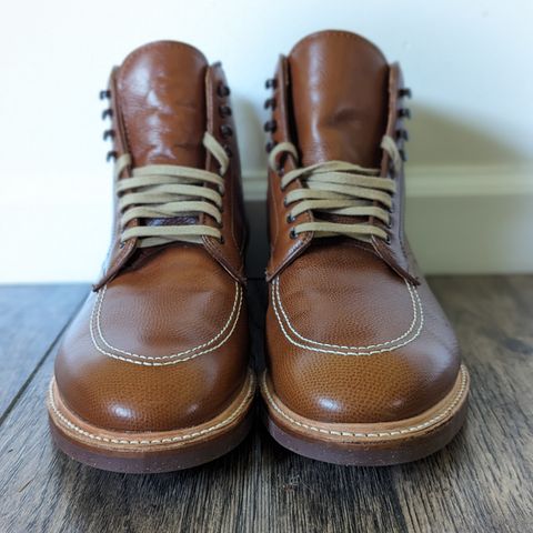Alden Indy Boot in Annonay Tan Alpine Grain Calf