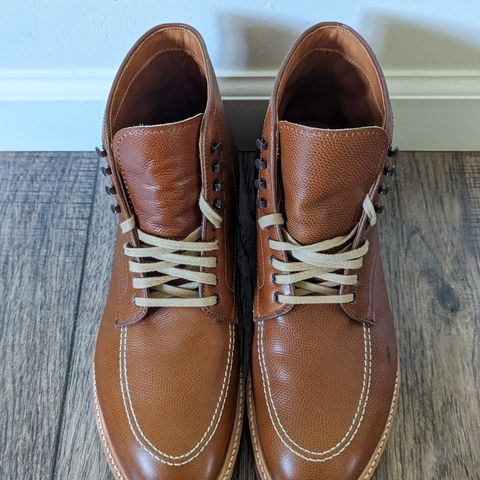 Alden Indy Boot in Annonay Tan Alpine Grain Calf