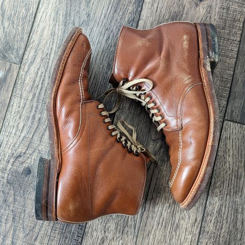 Alden Indy Boot in Annonay Tan Alpine Grain Calf