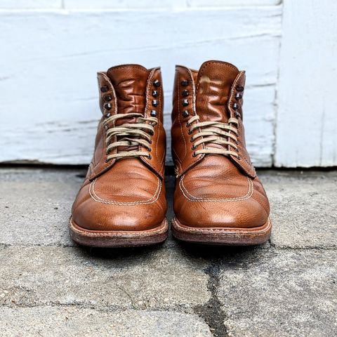 Alden Indy Boot in Annonay Tan Alpine Grain Calf