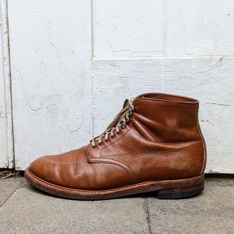 Alden Indy Boot in Annonay Tan Alpine Grain Calf