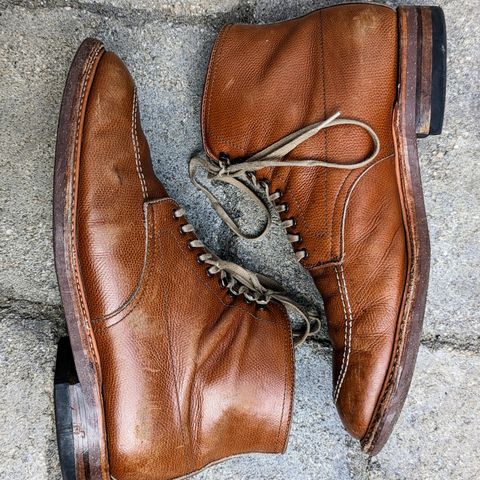 Alden Indy Boot in Annonay Tan Alpine Grain Calf