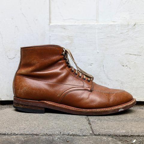 Alden Indy Boot in Annonay Tan Alpine Grain Calf
