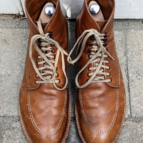 Alden Indy Boot in Annonay Tan Alpine Grain Calf