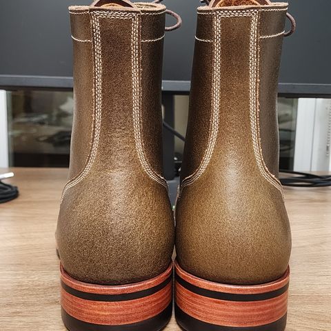 Imperium Radical in Horween Olive Waxed Flesh