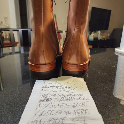 Benzein The Stride Side Zip Boots in Maryam Toscanello Horsebutt