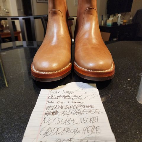 Benzein The Stride Side Zip Boots in Maryam Toscanello Horsebutt