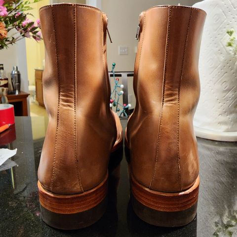 Benzein The Stride Side Zip Boots in Maryam Toscanello Horsebutt
