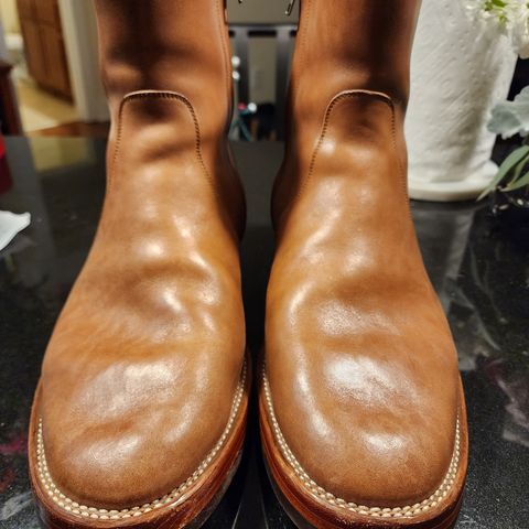 Benzein The Stride Side Zip Boots in Maryam Toscanello Horsebutt