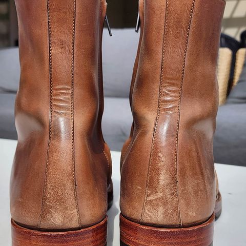 View photo of Benzein The Stride Side Zip Boots in Maryam Toscanello Horsebutt